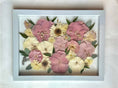 Load image into Gallery viewer, Pressed wedding bouquet in custom 12x16" frame – Omaha flower preservation, accepting bouquets from across the United States