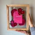 Load image into Gallery viewer, Pressed wedding bouquet in custom 10x12" frame – Omaha flower preservation, accepting bouquets from across the United States
