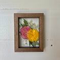 Load image into Gallery viewer, Pressed wedding bouquet in custom 5x7 frame – Omaha flower preservation, accepting bouquets from across the United States
